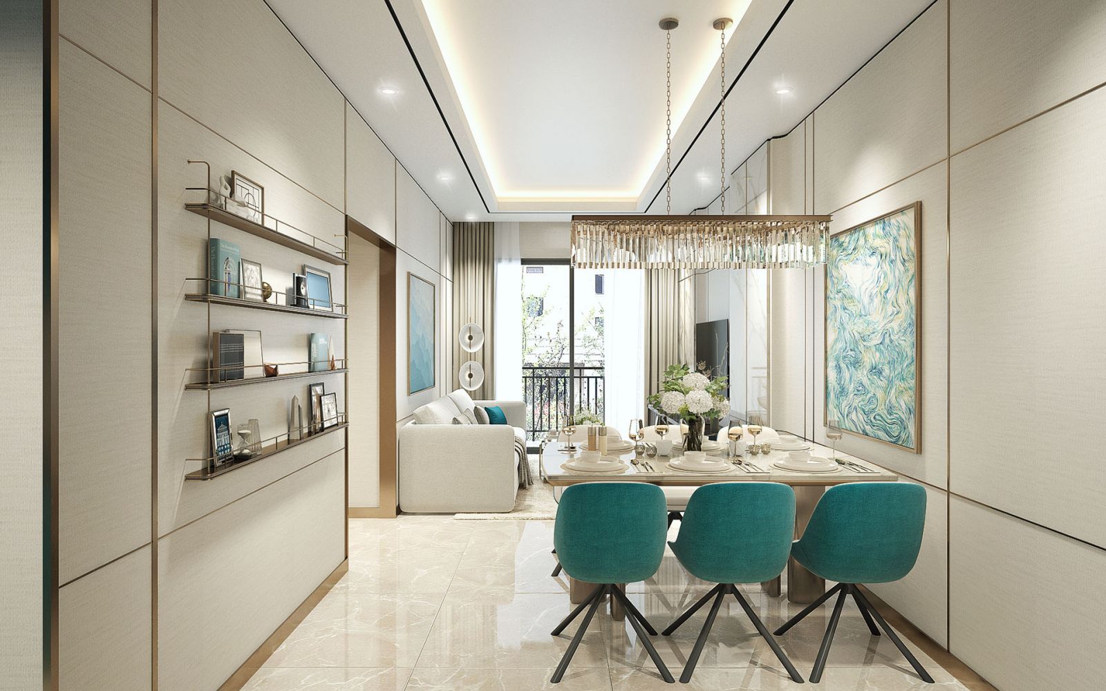 nhà mẫu 02 phòng ngủ 02 wc picity sky park