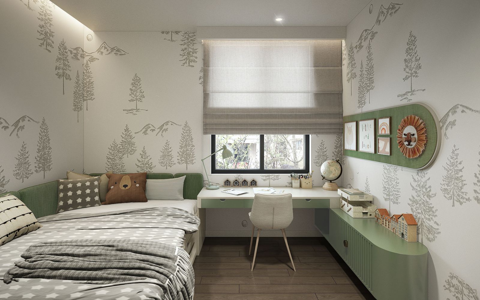 nhà mẫu 02 phòng ngủ 02 wc picity sky park